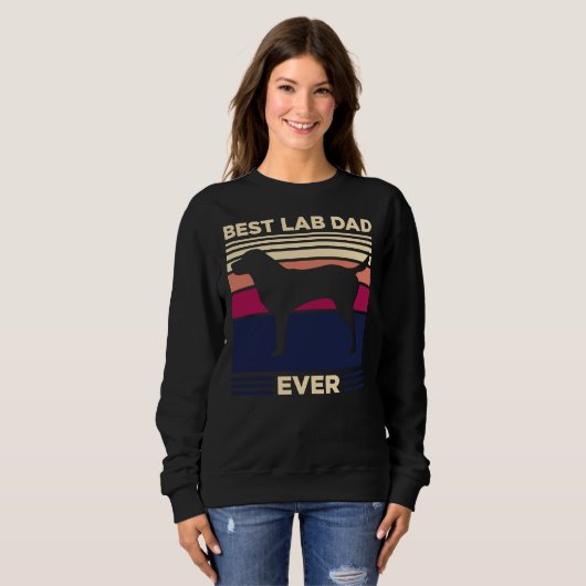 Bester Labrador Vater je Sweatshirt (Vorne ganz)