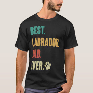 Bester Labrador-Vater Labrador Retriever Hund T-Shirt