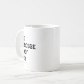Bester Lacrosse Daddy Ever - Lacrosse Vater Lacros Kaffeetasse (Vorderseite Links)