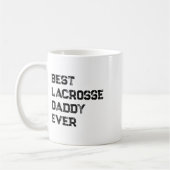 Bester Lacrosse Daddy Ever - Lacrosse Vater Lacros Kaffeetasse (Links)