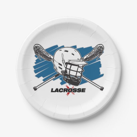 Bester Lacrosse Pappteller (Vorderseite)