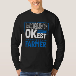 Bester Landwirt der Welt Landwirtschaft Humor Lan T-Shirt
