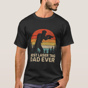 Bester Laser Tag Vater je Vatertag T-Shirt