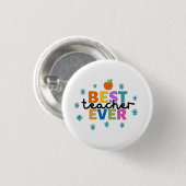 BESTER LEHRER ALLE ZEIT BUTTON (Vorne & Hinten)