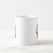 Bester Lehrer Aller Zeiten Bunte Kaffeetasse (Mittel)