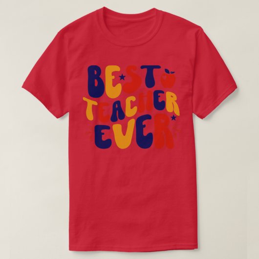 Bester Lehrer Aller Zeiten T-Shirt (Design vorne)