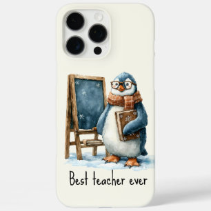 Bester Lehrer Aller Zeiten Winter Pinguin Design iPhone 16 Pro Max Hülle