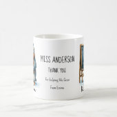 Bester Lehrer Aller Zeiten Winter Pinguin Design Kaffeetasse (Mittel)