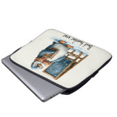 Bester Lehrer Aller Zeiten Winter Pinguin Design Laptopschutzhülle (Vorne Knopf)