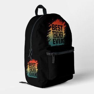 BESTER LEHRER ALLEZEIT BEDRUCKTER RUCKSACK
