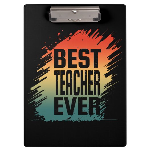 BESTER LEHRER ALLEZEIT KLEMMBRETT (Vorderseite)