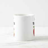 BESTER LEHRER Apple Educator Geschenk Kaffeetasse (Mittel)