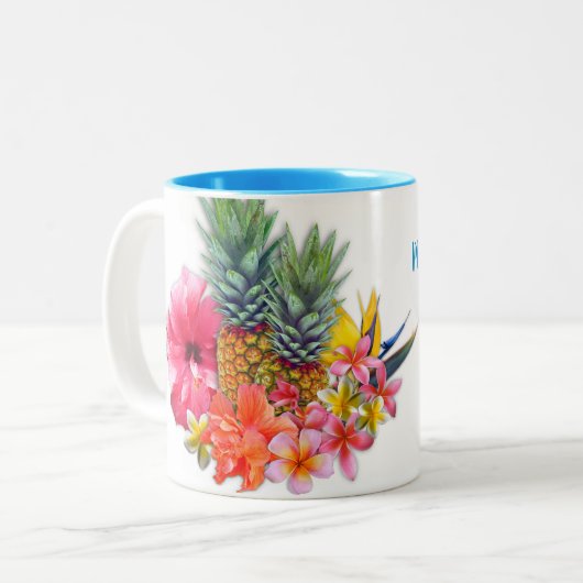 Bester Lehrer aus der Tasse der hawaiianischen Blu (Vorderseite Links)