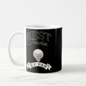 Bester Lehrer bei Par Funny Golf Golfer Kaffeetasse (Links)