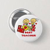 BESTER LEHRER BUTTON (Vorne & Hinten)