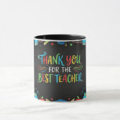 Bester Lehrer Danke Personalisiert Tasse (Zentrum)