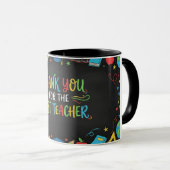 Bester Lehrer Danke Personalisiert Tasse (VorderseiteRechts)