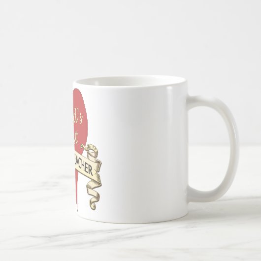 Bester Lehrer der Welt Geschichts Kaffeetasse (Rechts)