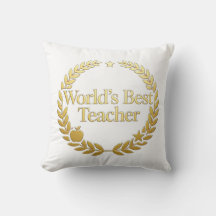 Bester Lehrer der Welt Goldener Lorbeerkranz Wandu