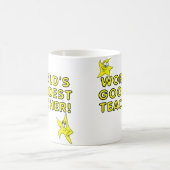 Bester Lehrer der Welt Lustiger Becher Kaffeetasse (Mittel)