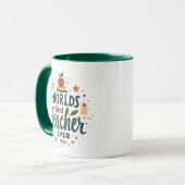 Bester Lehrer der Welt – Personalisiert Tasse (Vorderseite Links)