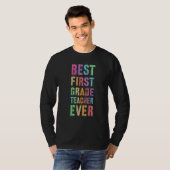 Bester Lehrer erster Klasse Lehrer 1. Grader T-Shirt (Vorne ganz)
