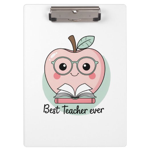 Bester Lehrer für Apple Design Klemmbrett (Vorderseite)