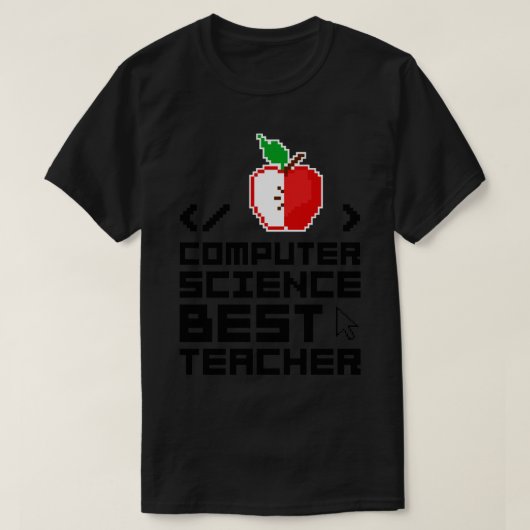 Bester Lehrer für Computerwissenschaften1 T-Shirt (Design vorne)