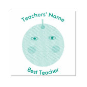 Bester Lehrer glücklich Apple Custom Self Inking Permastempel (Design)