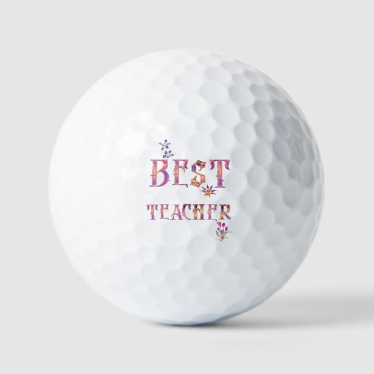 Bester Lehrer Golfball (Vorderseite)