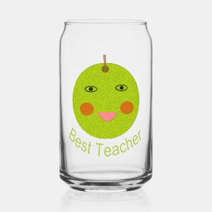 Bester Lehrer Happy Apple Dosenglas