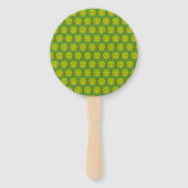 Bester Lehrer Happy Apple Handfan Fächer (Rückseite)