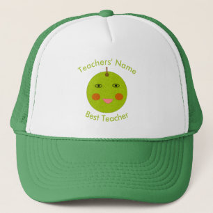 Bester Lehrer Happy Apple Hat Truckerkappe