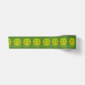 Bester Lehrer Happy Apple Ribbon Satinband (Vorderseite)