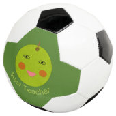 Bester Lehrer Happy Apple Soccer Ball (Dreiviertel)