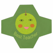 Bester Lehrer Happy Apple Soccer Ball (Flach)