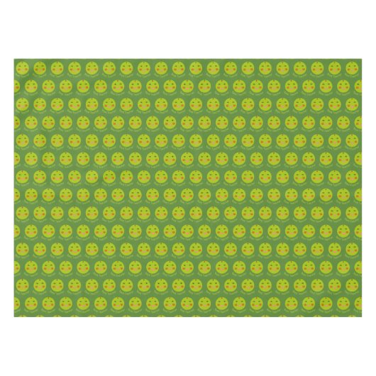 Bester Lehrer Happy Apple Tablecloth Tischdecke (Vorderseite (Horizontal))