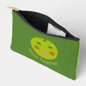 Bester Lehrer Happy Apple Zubehörtasche (Offen)