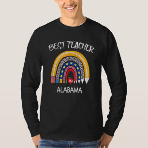 Bester Lehrer in Alabama Lehrer Wertschätzung T-Shirt