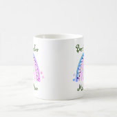Bester Lehrer Individuelle Name Niedlicher Farbenf Kaffeetasse (Mittel)