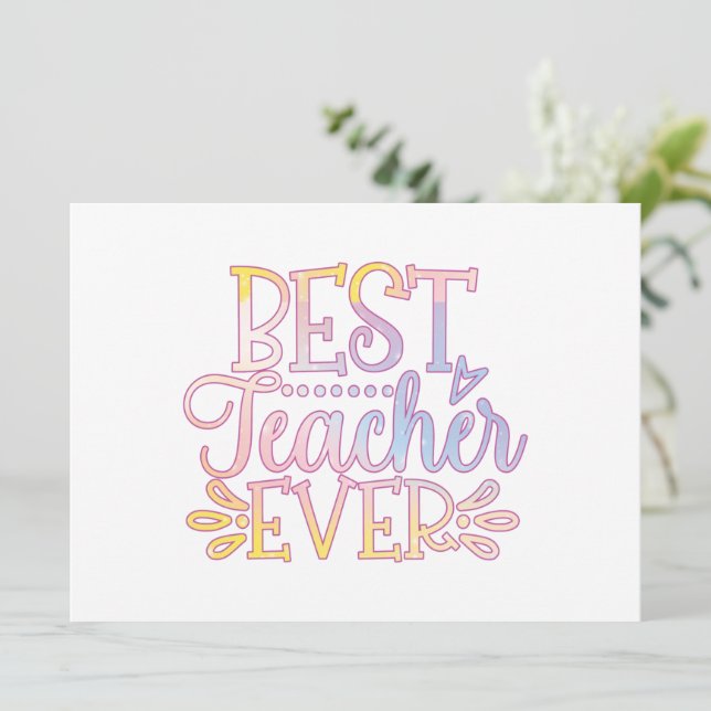 Bester Lehrer je (Stehend Vorderseite)