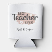 Bester Lehrer je ästhetischer Lehrer Wertschätzung Dosenkühler (Vorderseite)
