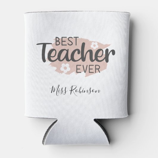 Bester Lehrer je ästhetischer Lehrer Wertschätzung Dosenkühler (Vorderseite)