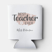 Bester Lehrer je ästhetischer Lehrer Wertschätzung Dosenkühler (Rückseite)