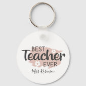 Bester Lehrer je ästhetischer Lehrer Wertschätzung Schlüsselanhänger (Rückseite)