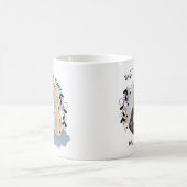 Bester Lehrer je Boho Rainbow-Foto Kaffeetasse (Mittel)