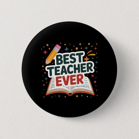 Bester Lehrer je Button (Vorderseite)