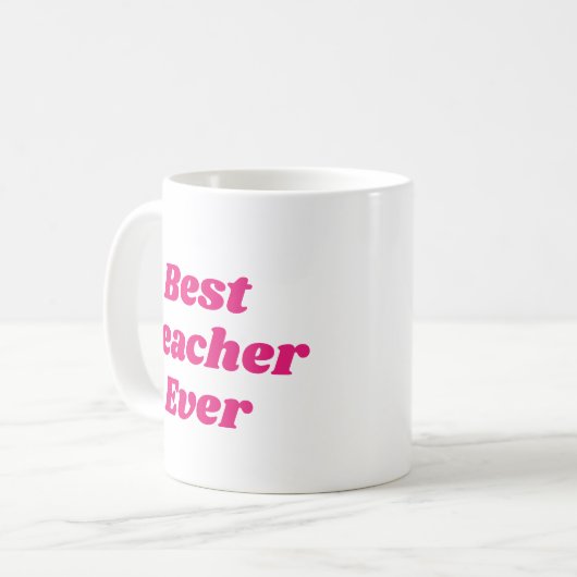 Bester Lehrer je Coffee Tasse (Vorderseite Links)