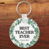 Bester Lehrer je danken Ihnen Dankbarkeit Geschenk Schlüsselanhänger (Vorderseite)