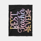 Bester Lehrer je Fleecedecke (Vorderseite)